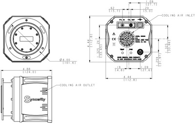 Product Drawings - Dimension in inches (mm)