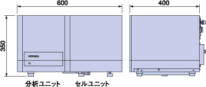 外形寸法図 デュアルタイプ