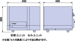 外形寸法図 シングルセルタイプ